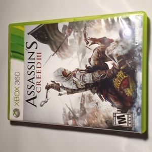 XBOX 360 ASSASSINS CREED III VIDEO GAME